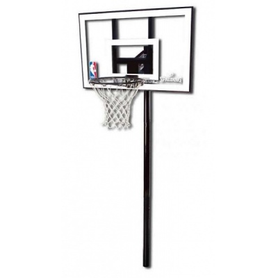    Spalding Silver Rectangle Polycarbonate 44 In Ground -      - "  "